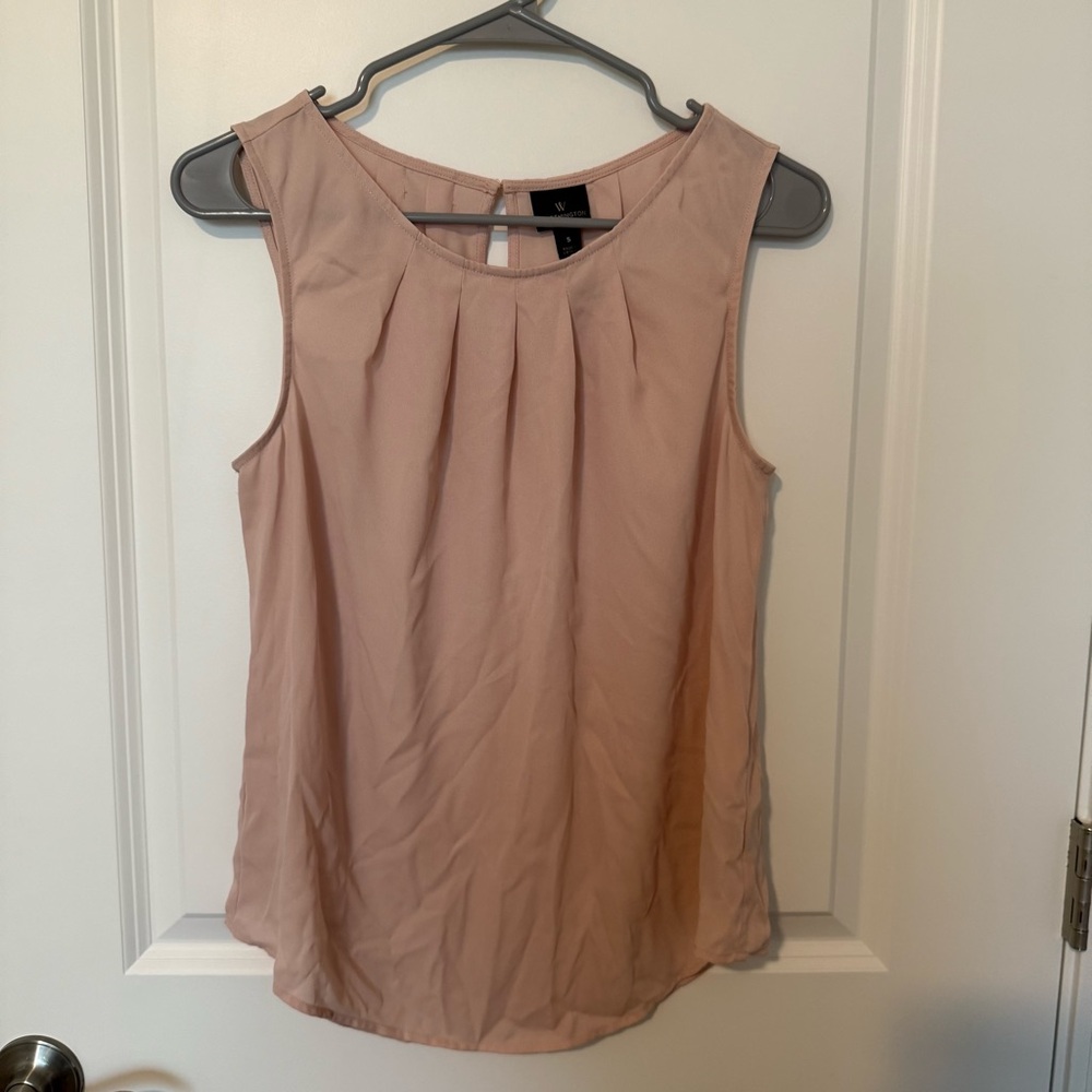 Worthington Blush Sleeveless Blouse